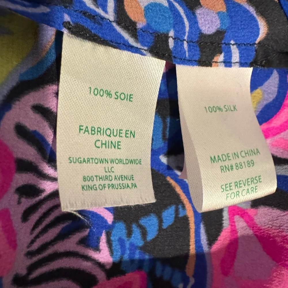 Lilly Pulitzer Elsa Top Size Medium - Picture 7 of 8